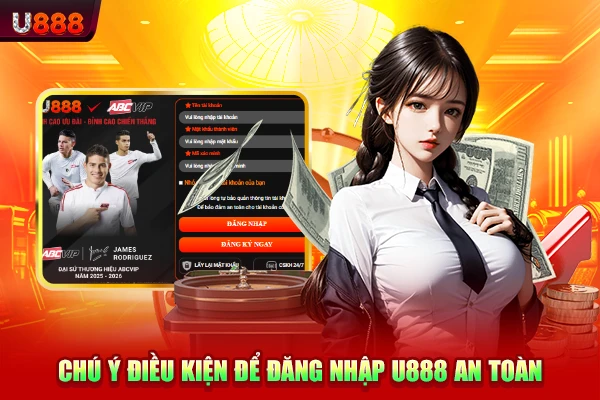 Chú ý điều kiện để đăng nhập U888 an toàn