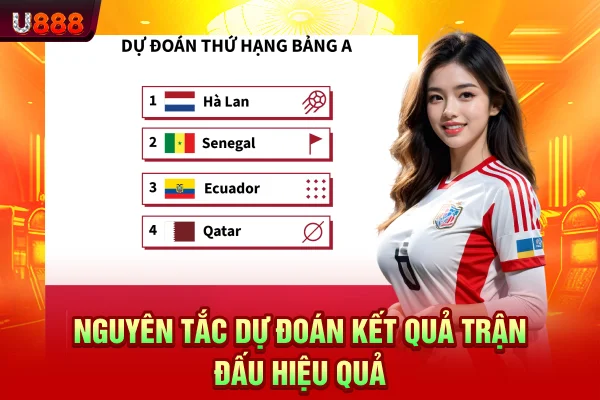 Nguyên tắc dự đoán kết quả trận đấu hiệu quả